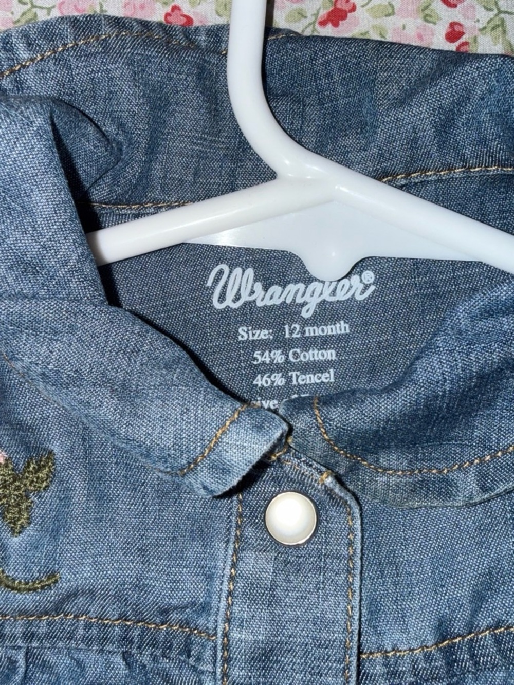 Wrangler Light Blue Denim Baby Jeans Overalls